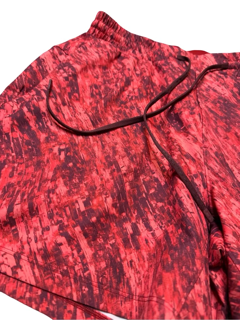 ✨❤️ Lululemon Channel Cross Swim Short 5” Submersion Pink Punch Multi Size S ❤️✨